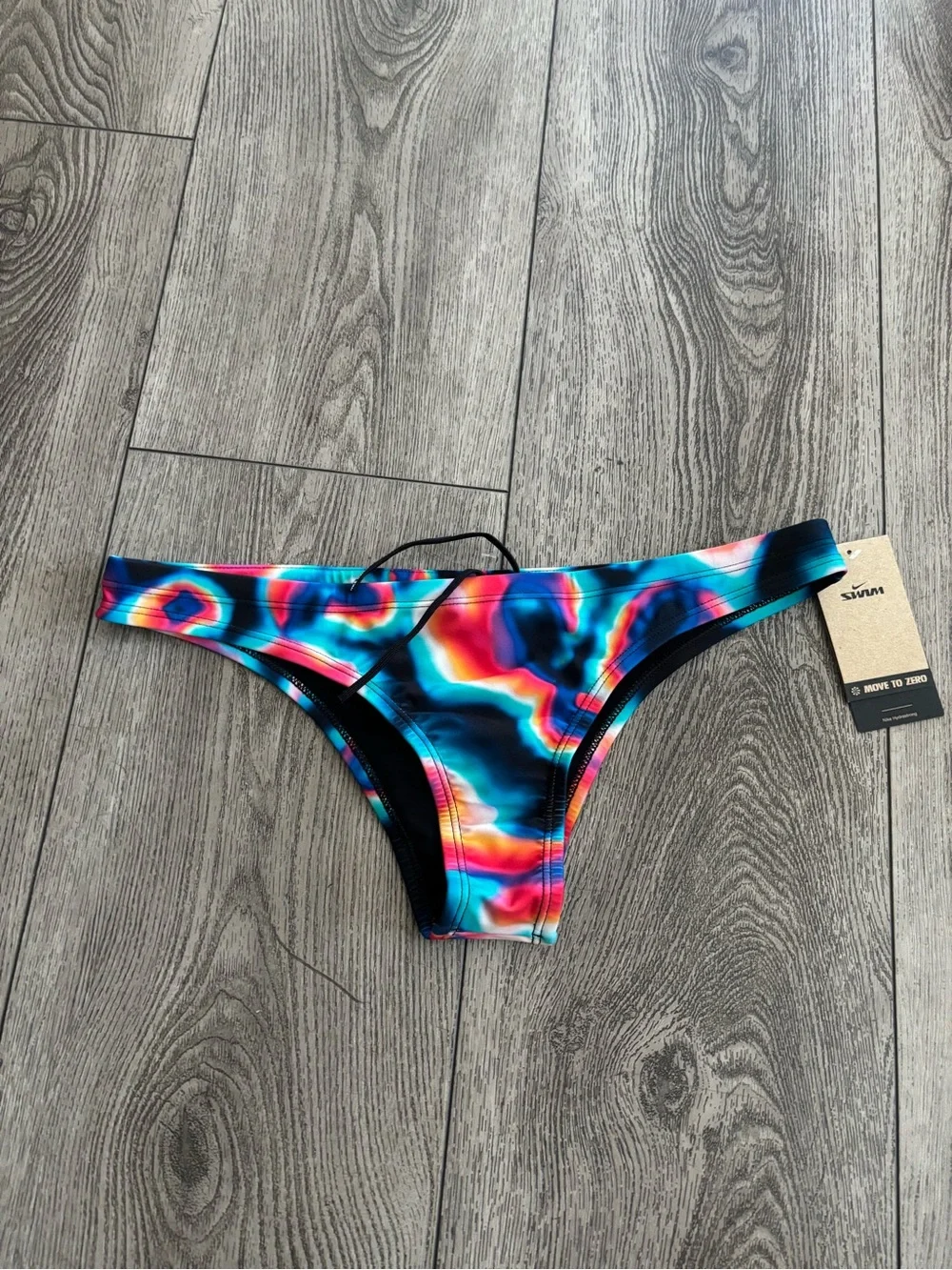 Nike Multicolor Tie-Dye Swim Bikini Bottom